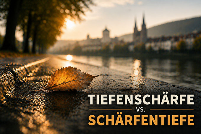 Schärfentiefe Tiefenschärfe Unterschied