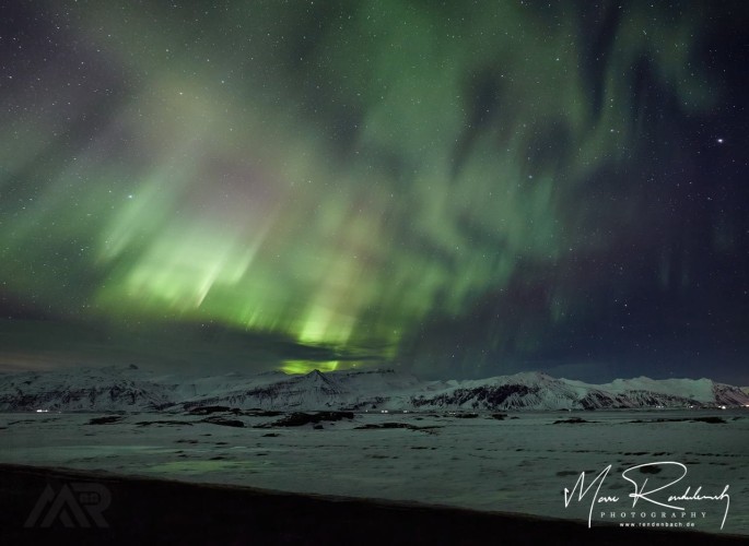 Polarlichter irgendwo auf Island