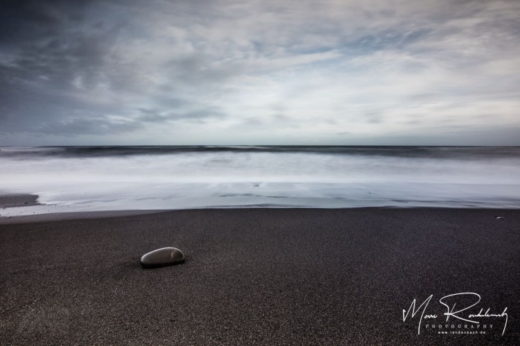 Black Sand Beach Island