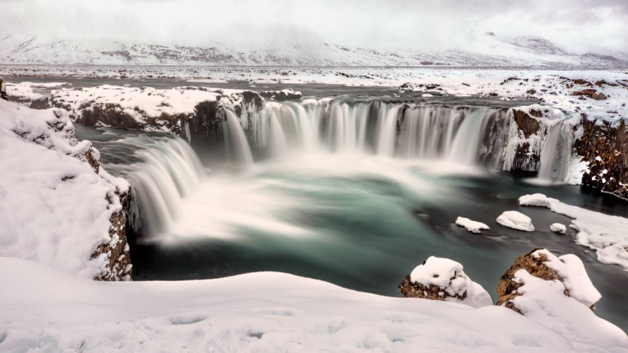 Godafoss Wasserfall Island