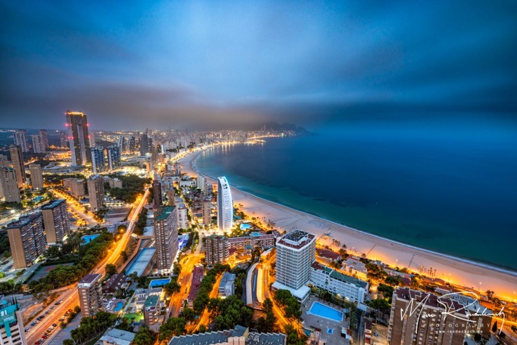 Blick vom Gran Hotel Bali in Benidorm - Costa Blanca